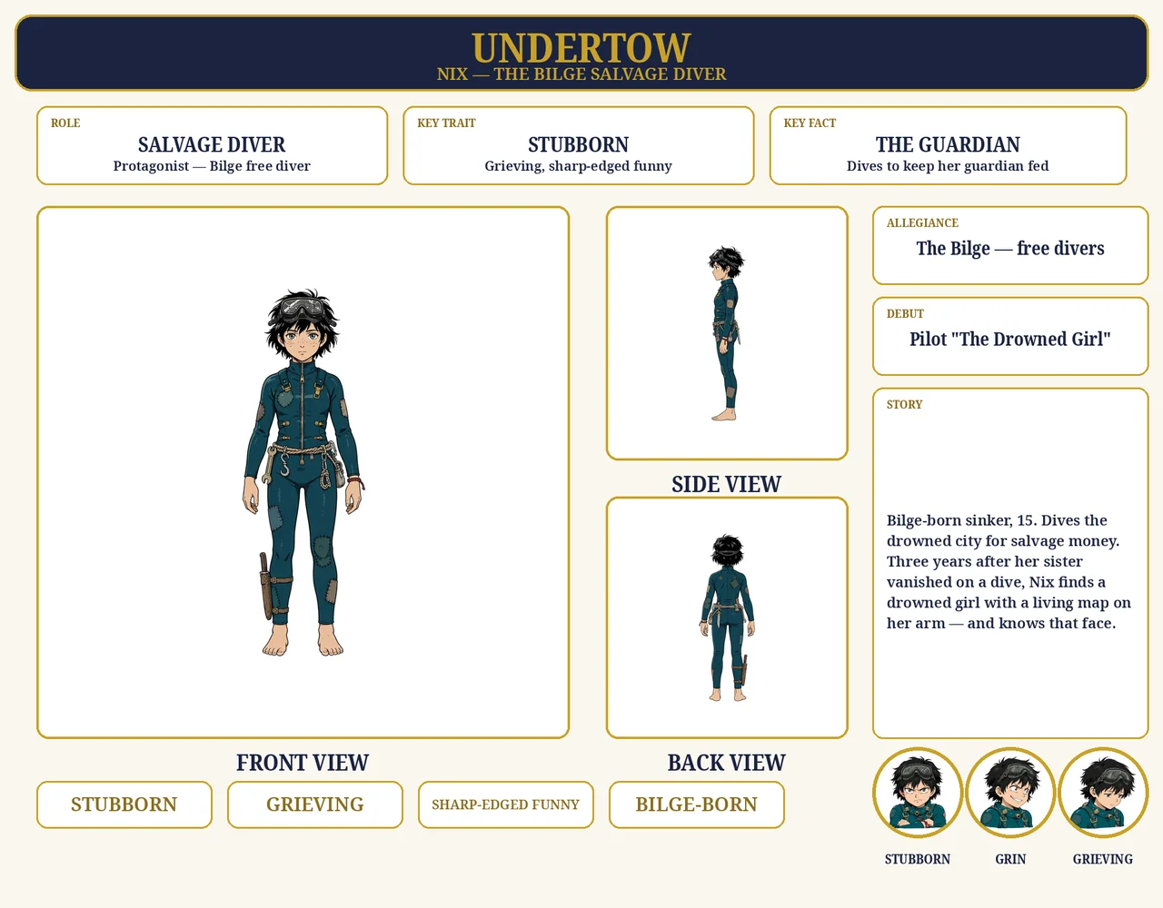 Nix — official character sheet